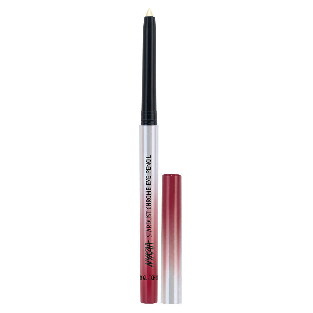 Nykaa Stardust Holographic Long Lasting Waterproof Smudgeproof Chrome Pencil Eyeliner