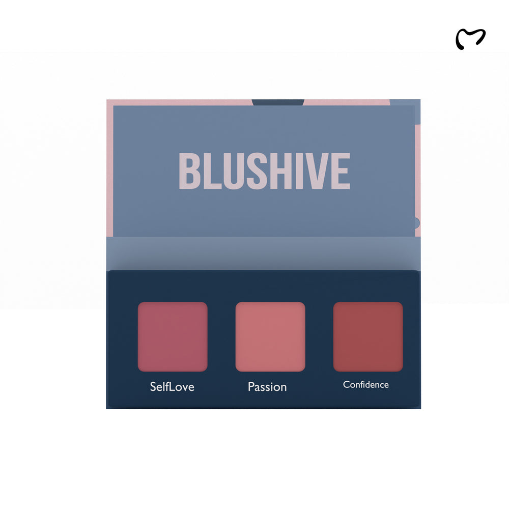 Makezmia concealer and blush palette details