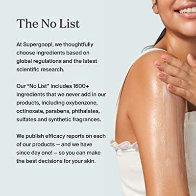 Supergoop! PLAY Everyday Lotion, 5.5 oz - SPF 50 PA++++ Reef-Friendly, Broad Spectrum, Body &amp; Face Sunscreen for Sensitive Skin - Water &amp; Sweat Resistan