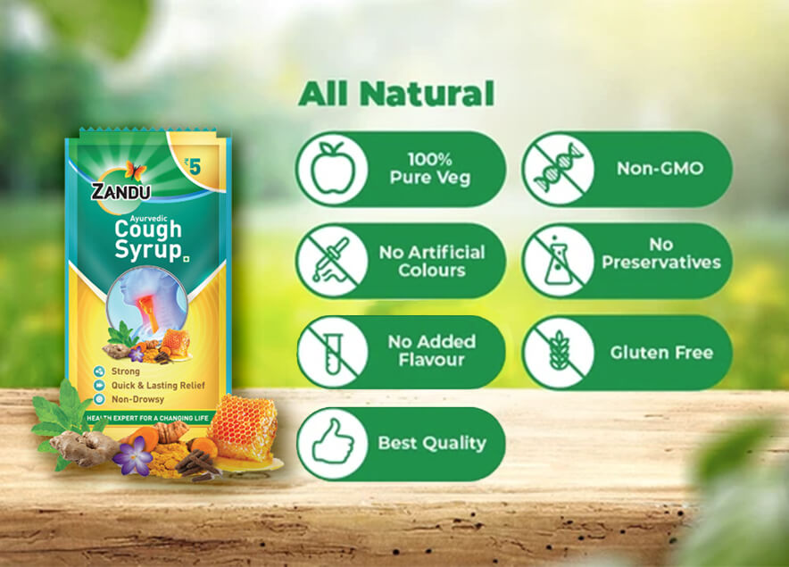 Zandu-O Zandu Ayurvedic Cough Syrup 100ml x 3U