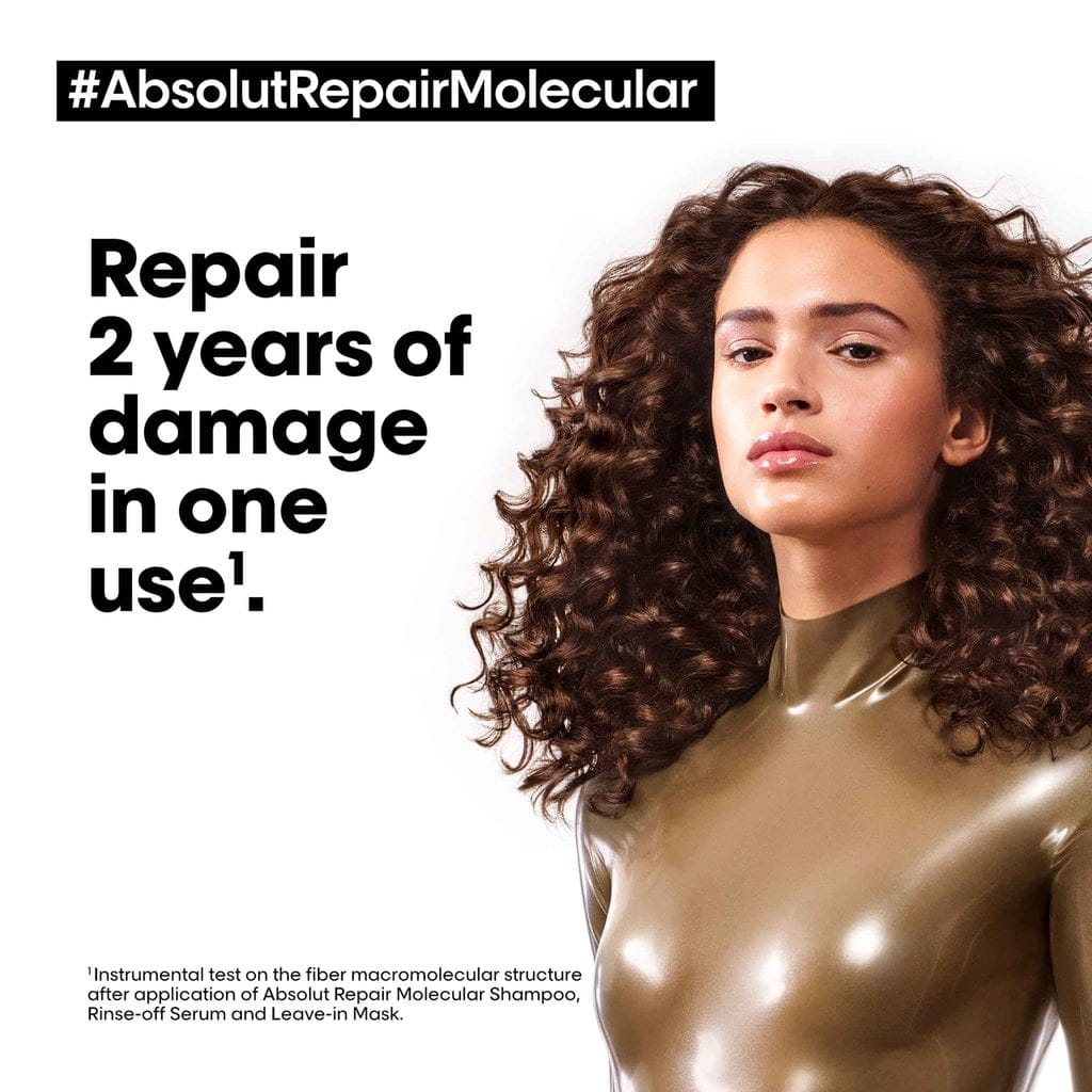 Loreal Professionnel - [Absolut Repair Molecular] Deep molecular repairing hair rinse-off serum for damaged hair. (250mL)
