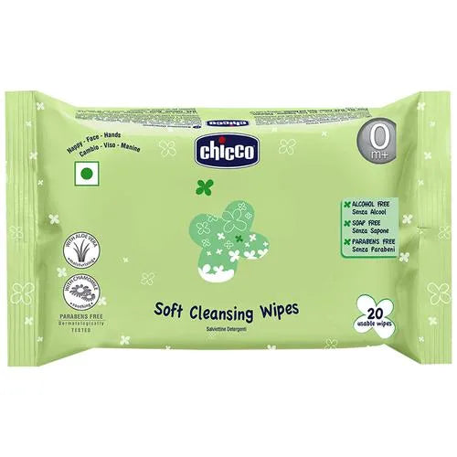 Chicco - Baby Moments - Soft Cleansing Wipes (20 Wipes)