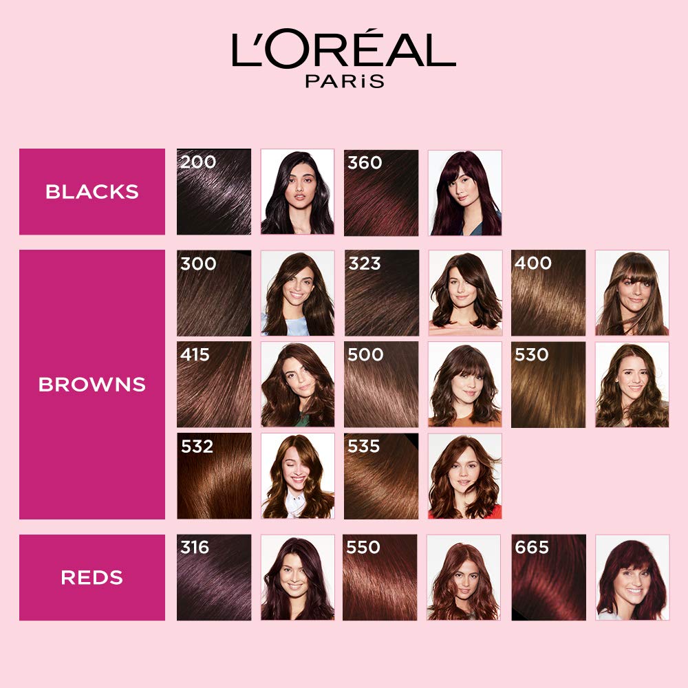 LOREAL PARIS CASTING HAIR COLOR Loreal Paris Casting Creme Glosss 400 Dark Brown 87.5g+72ml