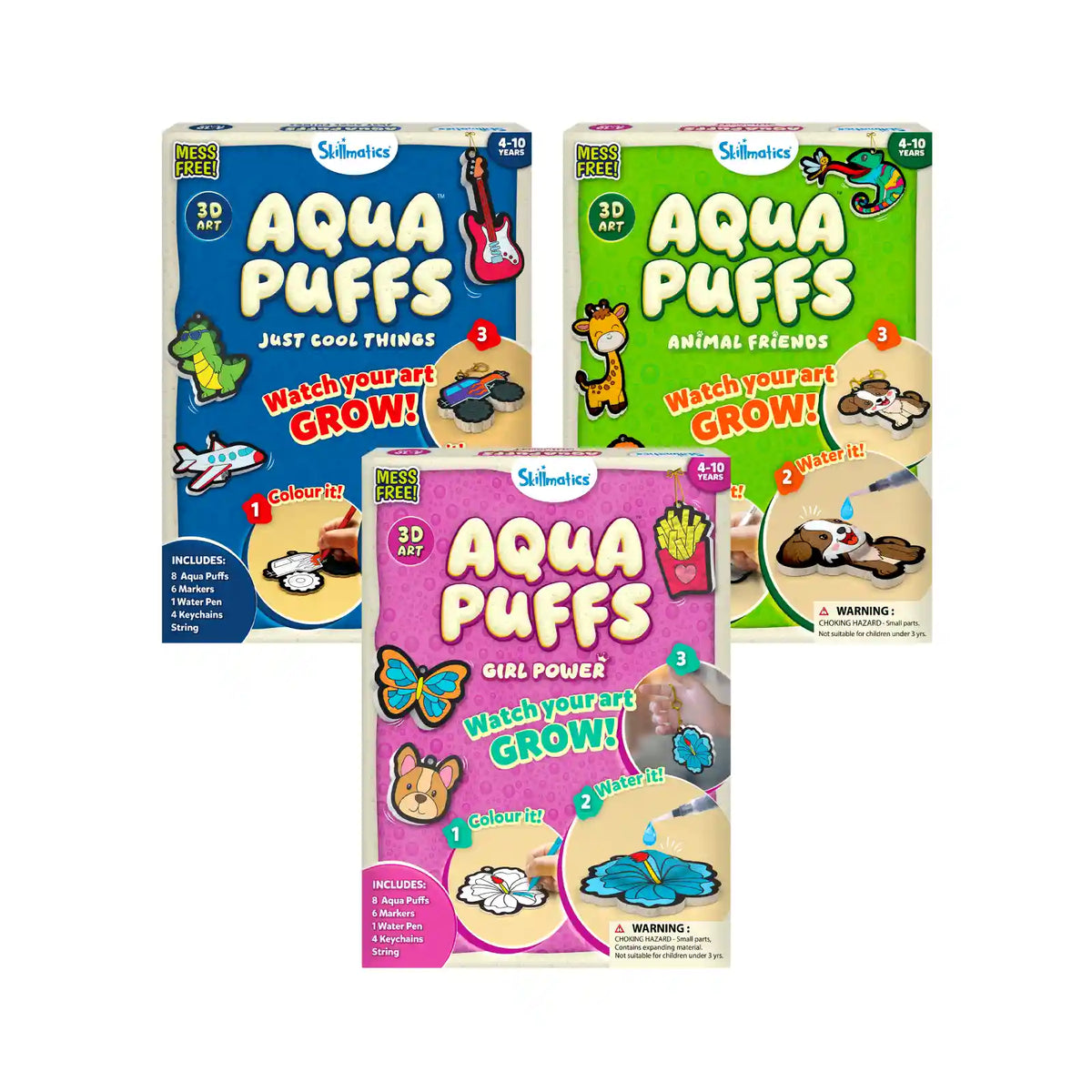 Skillmatics Aqua Puffs Crafty Collection (ages 4-10)