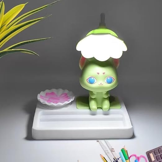 Oblivion Table Lamp for Kids - Cute Lovely Cartoon with Base Chargeable LED Desk Light for Kid and Adults, Decorative Night Lamps with Soft Glow, USB Powered fo
