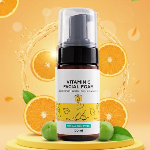 Vitamin C Facial Foam with Kakadu Plum, For All Skin Types, 100 ml