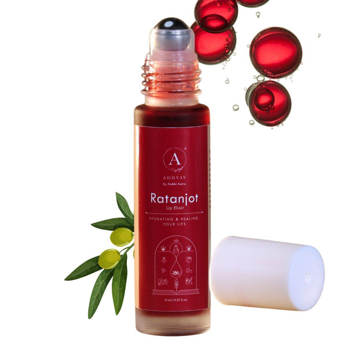 Adhyay Ratanjot Ayurvedic Lip Oil · 8ml