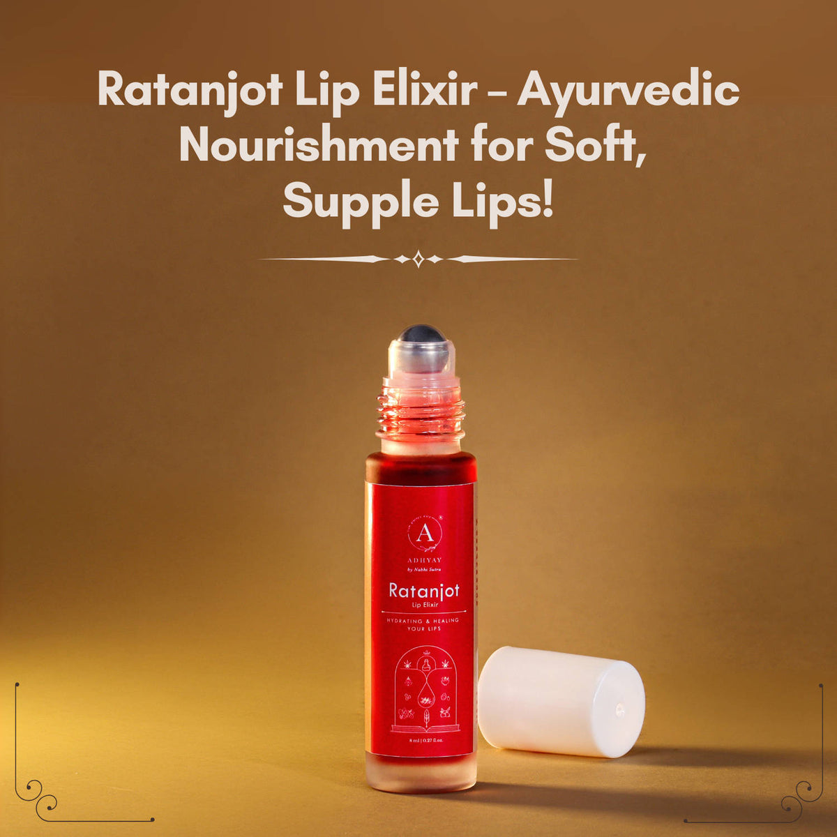 Adhyay Ratanjot Ayurvedic Lip Oil · 8ml