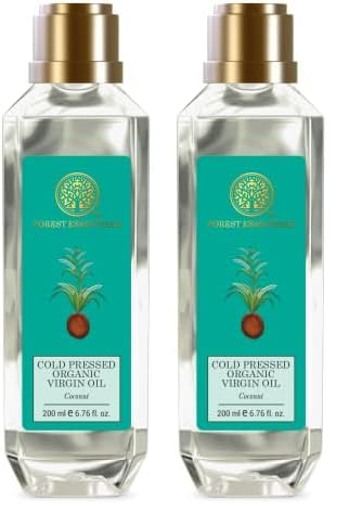 Forest Essentials Organic Pure Cold Pressed Virgin Coconut Oil |100% Pure & Natural