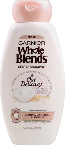 Garnier Whole Blends Gentle Oat Delicacy Shampoo for Sensitive Scalp (12.5 Fl. Oz)