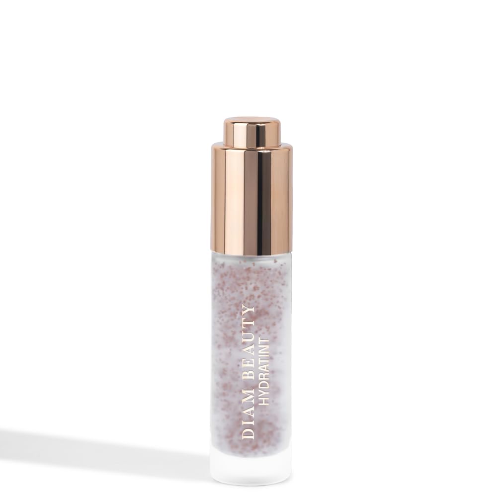 Diam Beauty Hydratint beaded blush in Exciting | Unisex Beauty Blush | Hydrating Formula with Encapsulated Pigment Beads | Long Lasting Liquid Blush | Non Comedogenic - 15ml