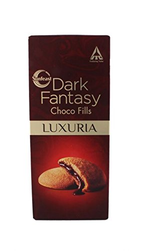 Sunfeast Dark Fantasy Biscuits - Choco Fills Luxuria, 150g Carton