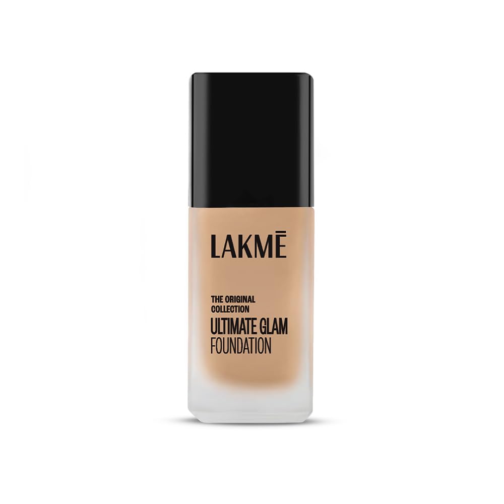 Lakme Ultimate Glam Foundation, Shade 04, 25 ml Shade 04 25 ml (Pack of 1)