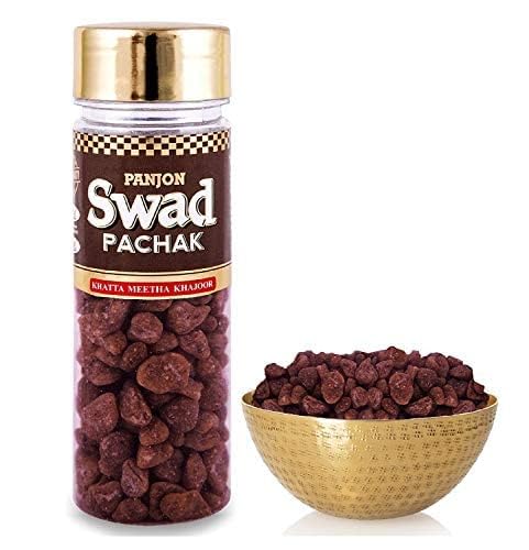 Swad Candy Pack (25 Digestive Toffees) & After Meal Mouthfresheners (White Sweet Saunf, Anardana, khatta Meetha aam, Banarasi Paan & Navratan Mukhwas Pachak) 6