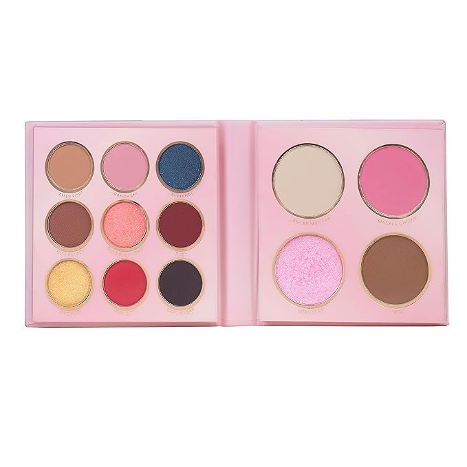 MARS The City Paradise Makeup Kit, 9 Eyeshadow Palette with Highlighter, Blusher, Bronzer, Compact Powder, Highly Pigmented, 16.0 gm (07-Jaipur)