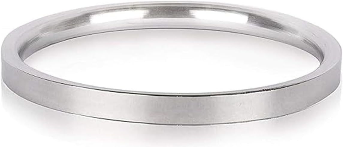 BISMAADH Amritsar Sterling Stainless Steel Kada for Men 7mm Thickness 7.0 Centimeters