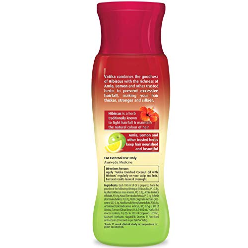 Dabur Vatika Enriched Coconut Hair Oil With Hibiscus, 150 Ml