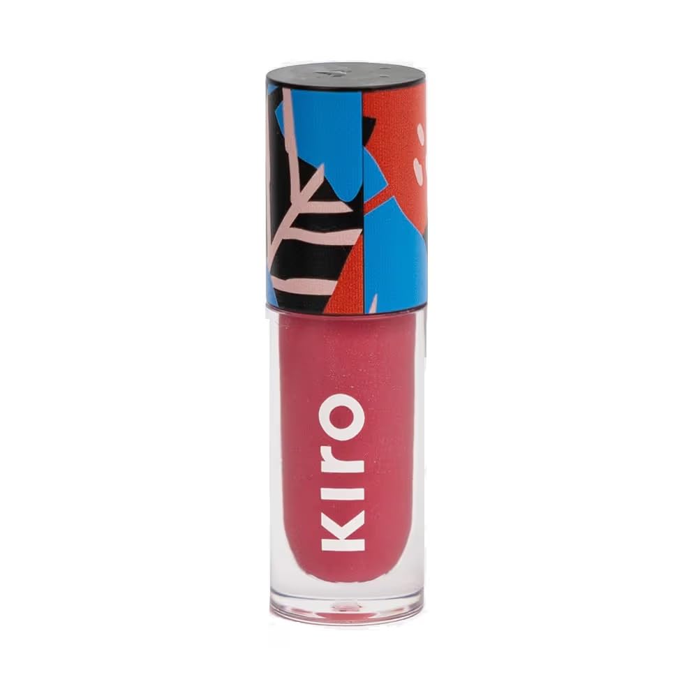 Kiro Lip Rizz Gloss - Rose All Day, 4.5g | Plumping, Hyperlasting, Non-Sticky | Infused with Tripeptides, Goji Berries & Menthol | High Shine, Collagen Boost, Instant Cooling
