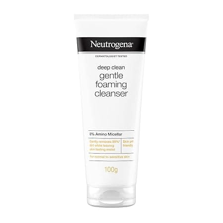 Neutrogena Deep Clean Foaming Cleanser- Advanced Face Wash  Men & WomenDaily Cleansing | 100g