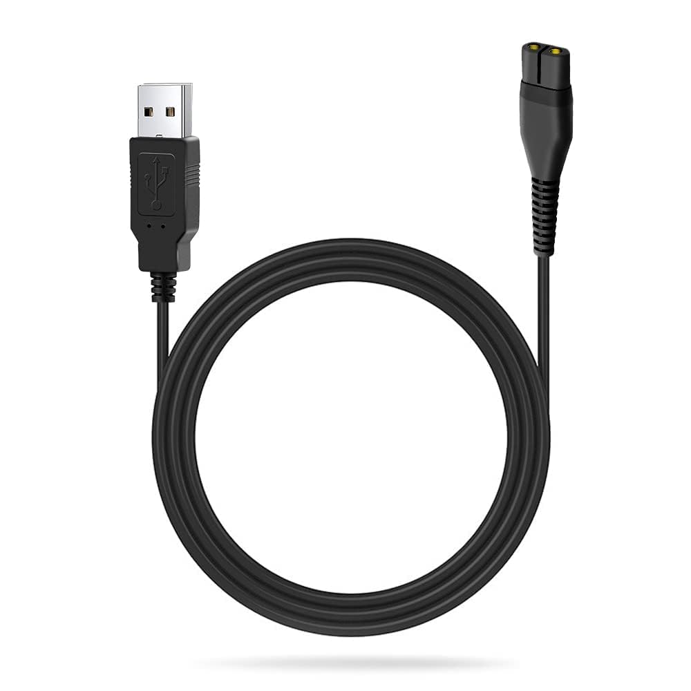 15V USB Charging Replacement Cable for Philips HQ8505 2300 7000 5000 3000 Series 3500 mg5750 mg7750 S1560 Electric Shaver Razor Multigroom Beard Trimmer