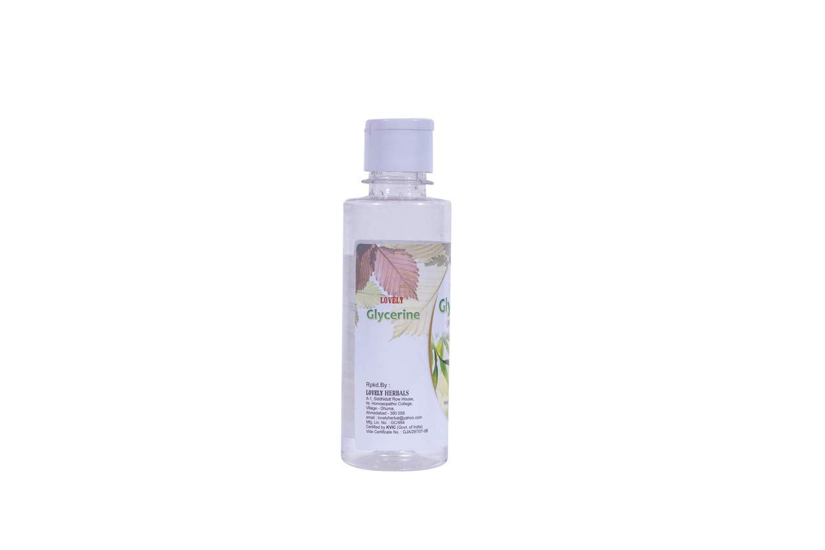 LOVELY Glycerine Pure and Safe Skin, Face | Soft and Smooth Skin | Multipurpose - 100 Grams * 2 Pack 100 g (Pack of 2)