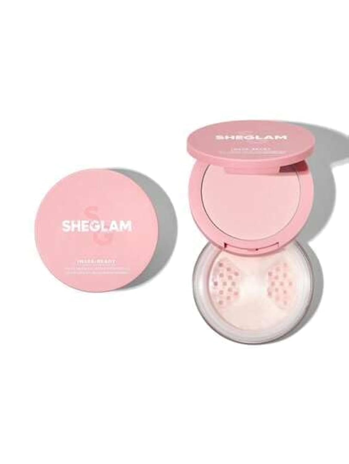 Sheglam - Insta-Ready Face & Under Eye Setting Powder Duo-Bubblegum 2 In 1 Pink Brightening Oil Control