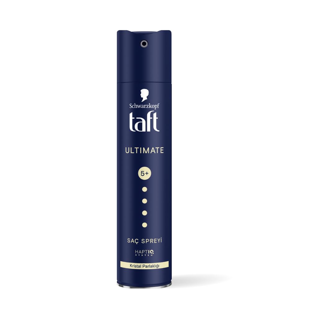 TAFT Schwarzkopf Ultimate Hair Spray For Hair With Crystal Shine | Hold 5+ For 72H hold | Protects From Wind And Humidity | No Stickiness | Easy To Brush Out |