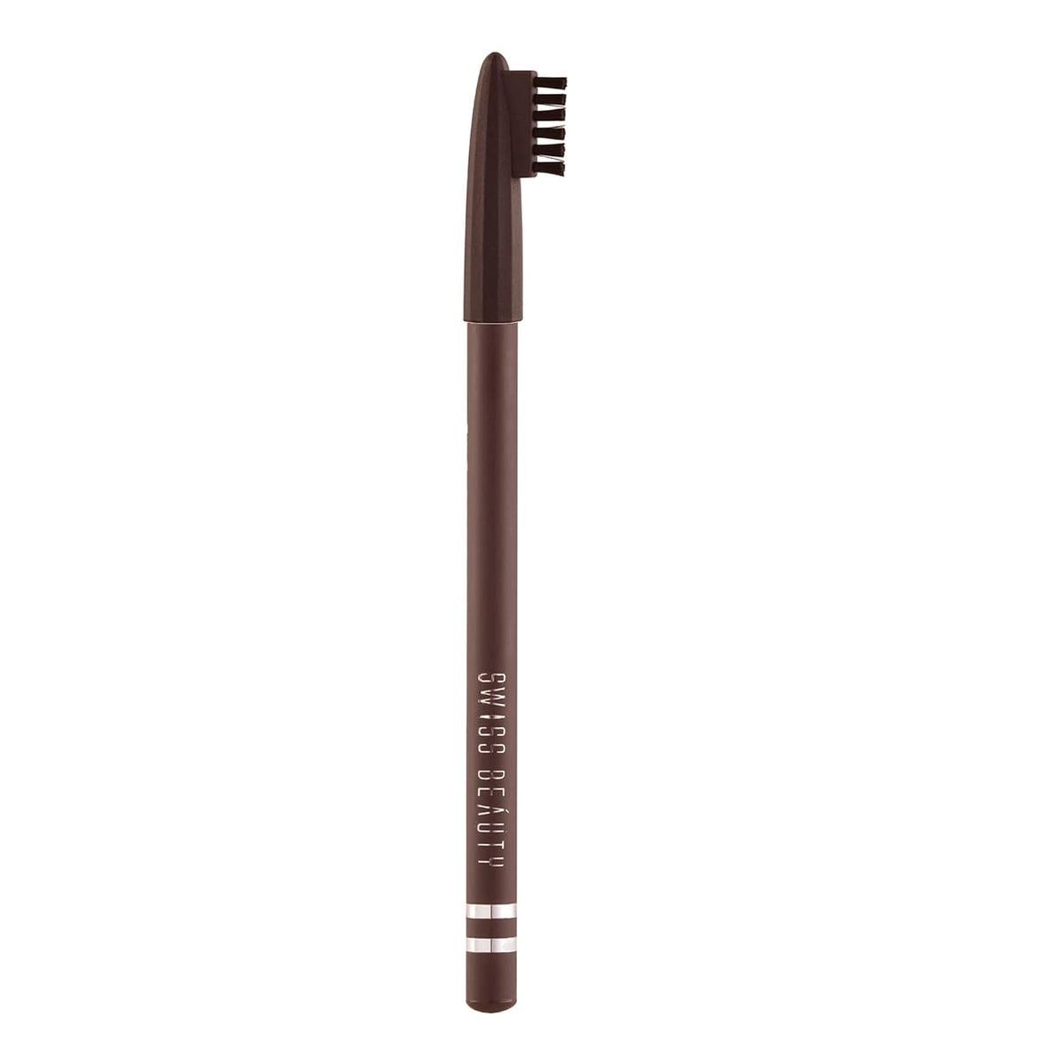 Swiss Beauty Waterproof Eyebrow Pencil With Brush | Smudge Proof Eyebrow Definer Pencil | Shade - 02 Dark Brown, 1.5G| Shade - 02 Dark Brown 1 count (Pack of 1)