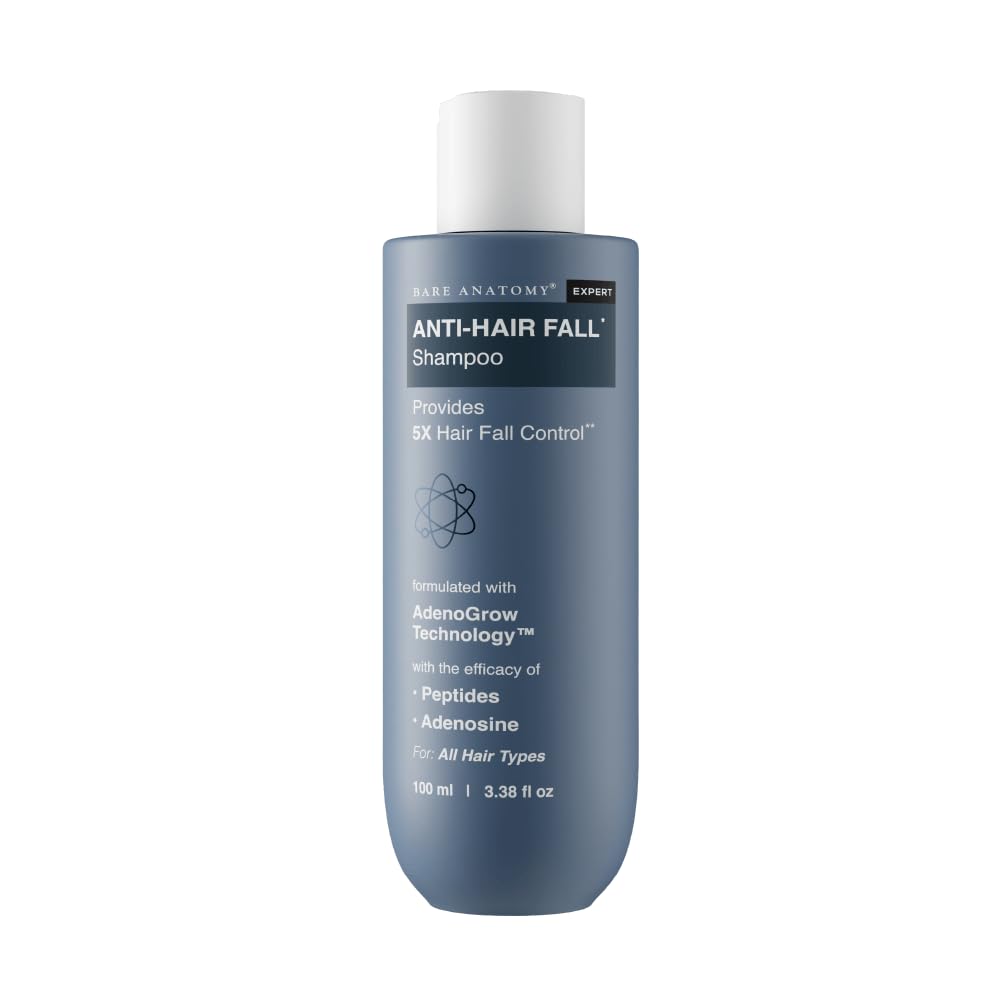 Bare Anatomy Anti-Hair Fall Shampoo | Sulphate & Paraben Free | 100 ml Anti Hair Fall Shampoo 100 ml (Pack of 1)