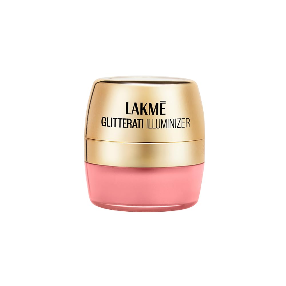 Lakme Ultimate Glam Illuminizer - Sun-Kissed, Loose Powder, Shimmer Highlighter for Face, Long Lasting for Glowing Cheeks, 4gm Desert Rose 4 g (Pack of 1)