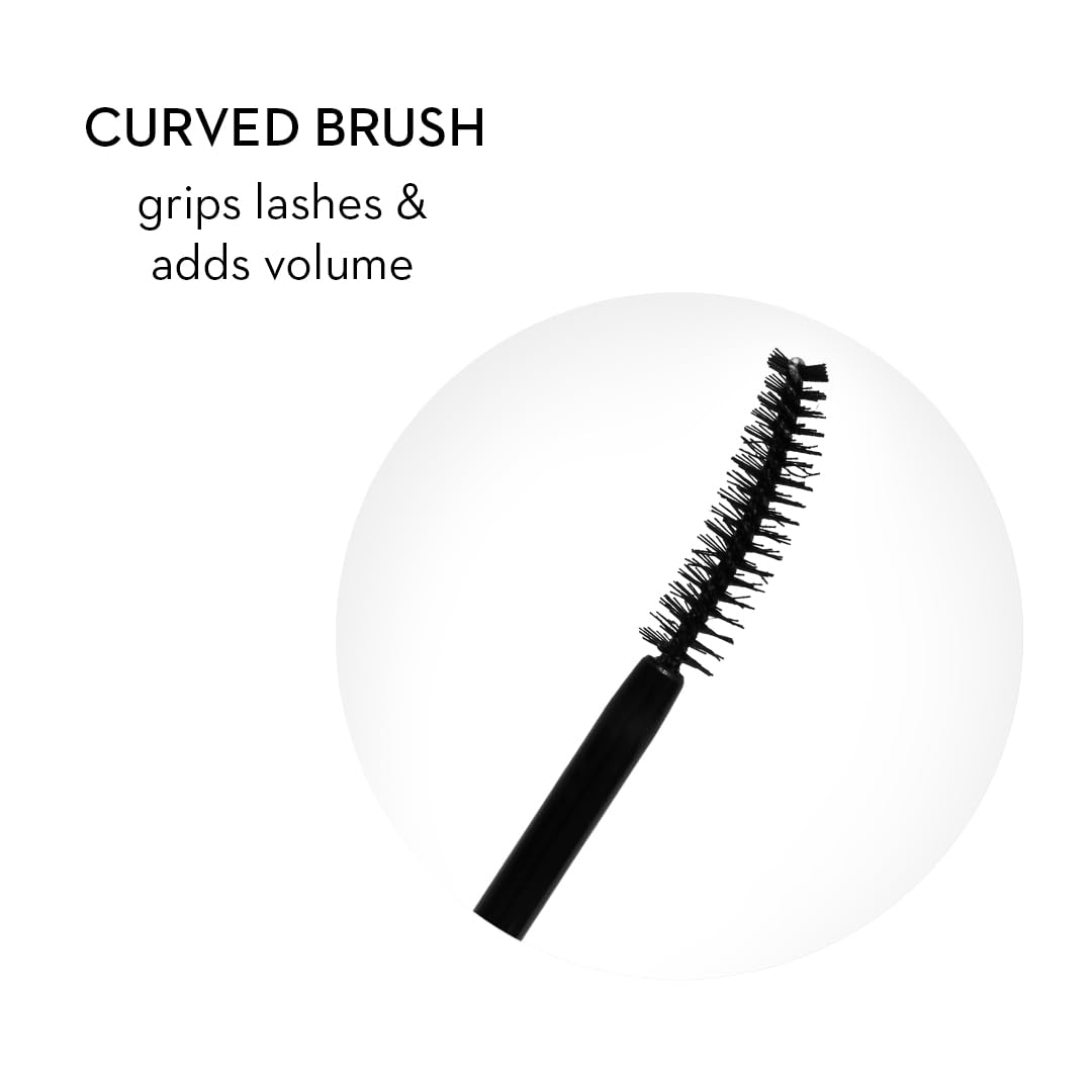 SUGAR Cosmetics Uptown Curl Lengthening Mascara | Lasts Upto 8 hrs | Lightweight and Smudgeproof With Lash Growth Formula - 01 Black Beauty - 5ml