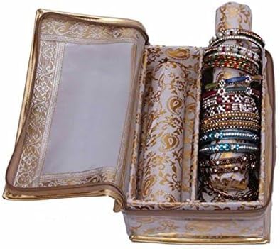 Wedding Special Combo, 12 pcs of Satin Bow Saree Cover, 2 Rod Bangle Box in Brocade