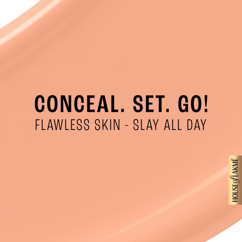 Lakme Powerplay Priming Concealer Built in Primer, Hydrating, Conceals Dark Circles 10 Ivory, 5.4ml (Fashionista Collection) Ivory 5.4 ml (Pack of 1)