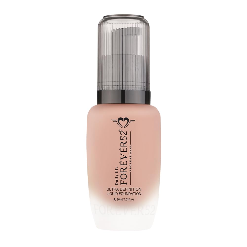 Daily Life Forever52 Ultra Definition Liquid Foundation | 24H Wear, Medium to Full Coverage, Long Lasting, Anti-Aging, Satin Finish| All skin type - Milk Cake (FLF005) 30ml