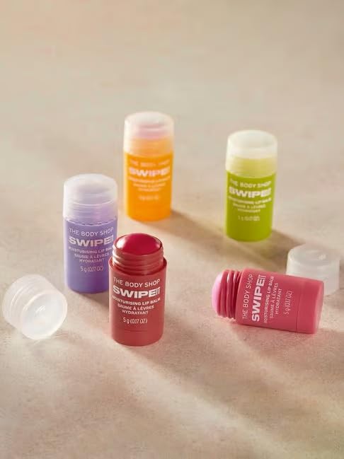 T'he Body-Shop Moisturising Vegan Swipe It Lip Balm Passionfruit 5G/0.17 oz - YELLOW (BLUEBERRY)