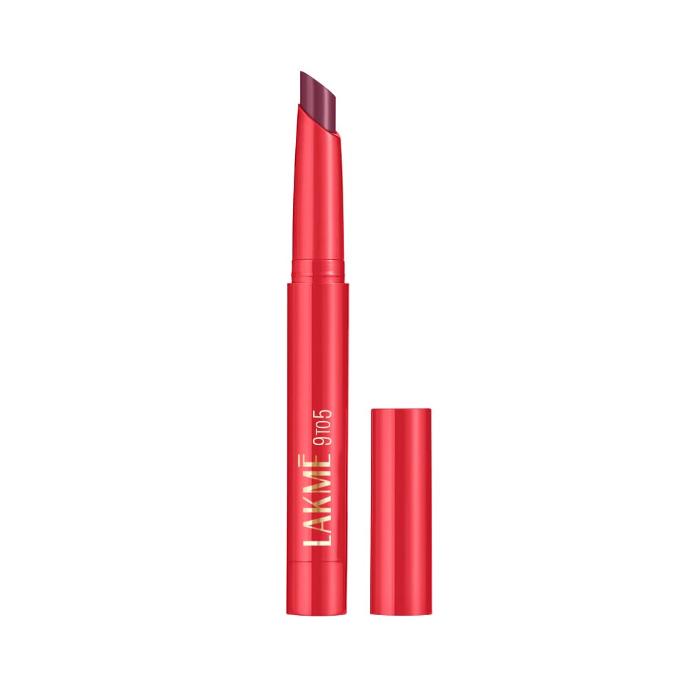 Lakme 9 to 5 Forever Matte Lip Crayon, Red Marsala, 1.1g, for Smooth and Supple Lips, with Vitamin C, Matte Finish, 8 Hr Hydration, Long Lasting all day comfort