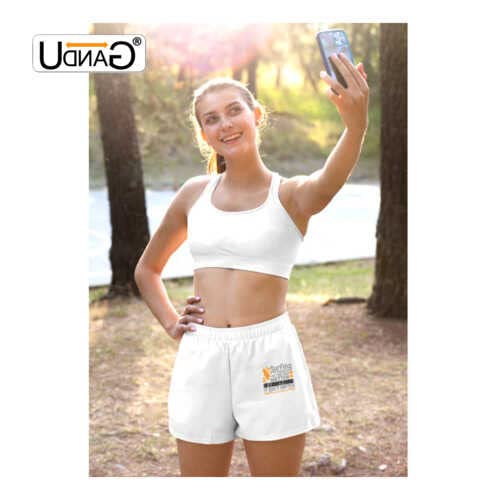 UDNAG Unisex Regular fit 'Surfing | Surfing in Crowds is Like Mind Over Matter. If I donÕt Mind it donÕt Matter' Polyester Shorts [Size S/28In to XL/40In] XL Wh