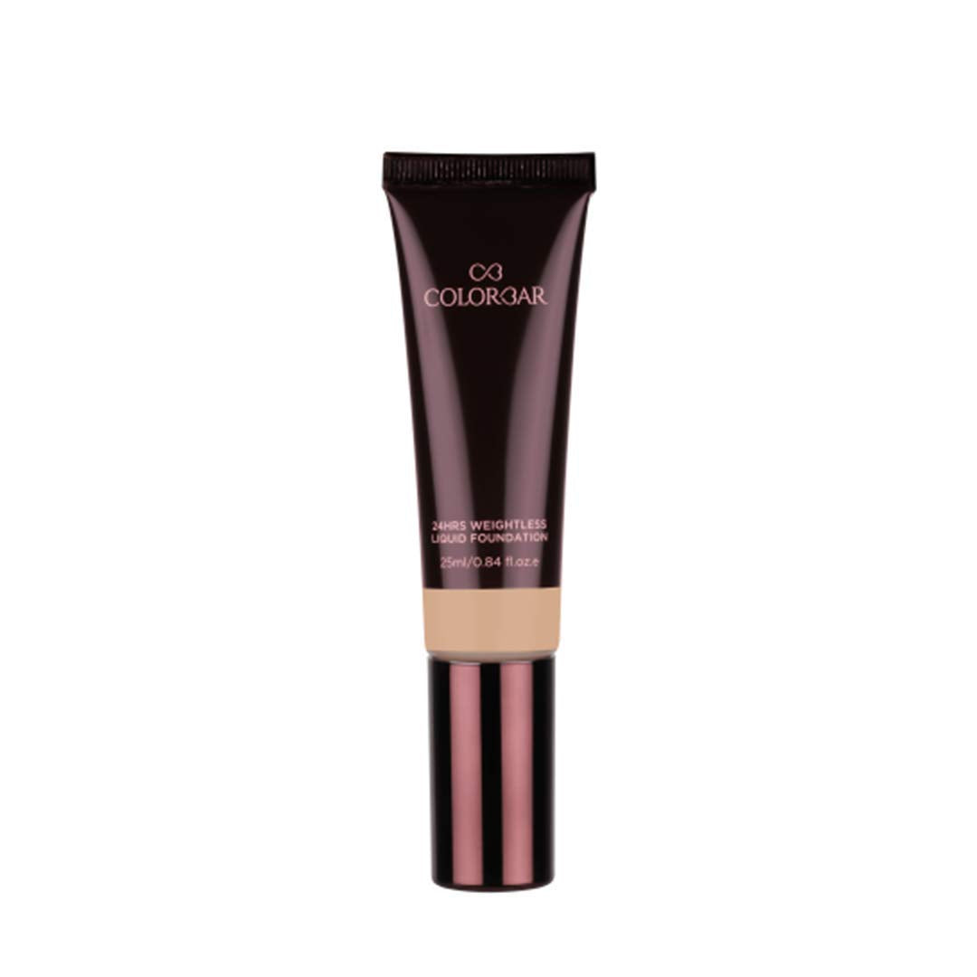 Colorbar 24Hrs Weightless Medium Full Satin All Skin Liquid Foundation, FW 1.2, 25 Ml
