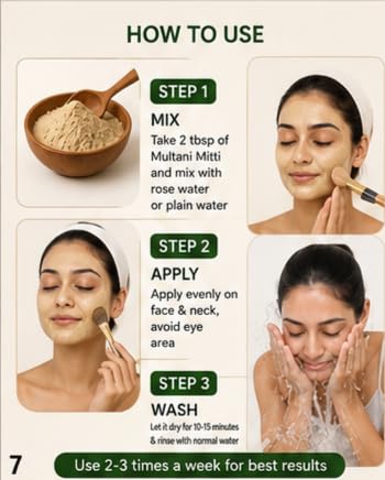 Multani Mitti Fuller's Earth Powder, 100g