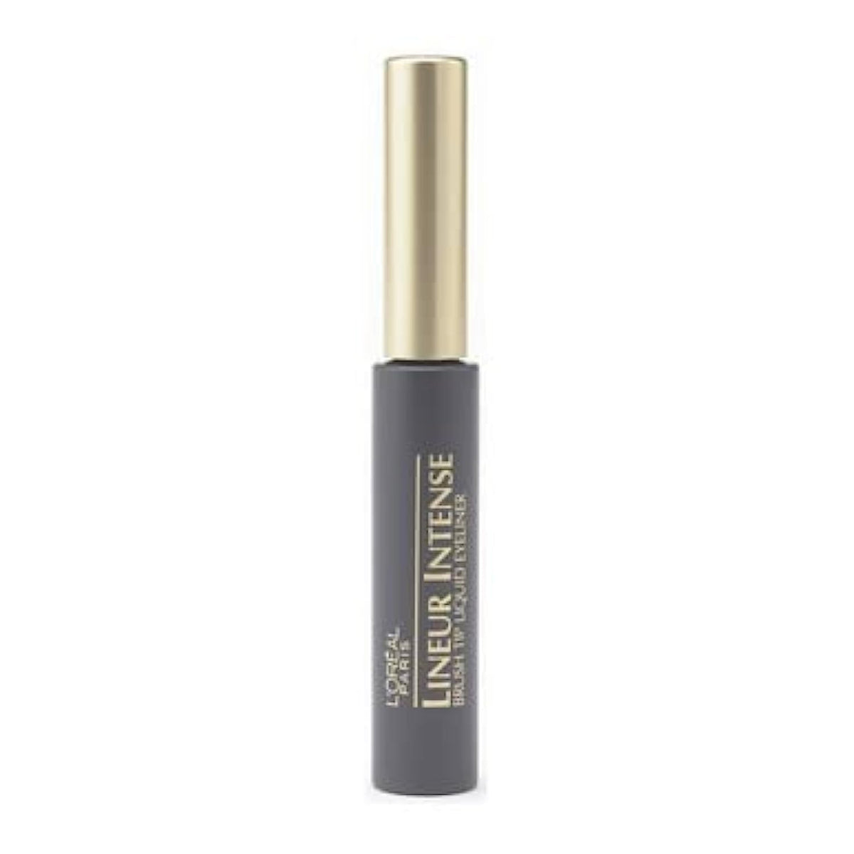 L'OREAL PARIS Lineur Glossy Intense Brush Tip Liquid Eyeliner, Black, 0.24 Ounces
