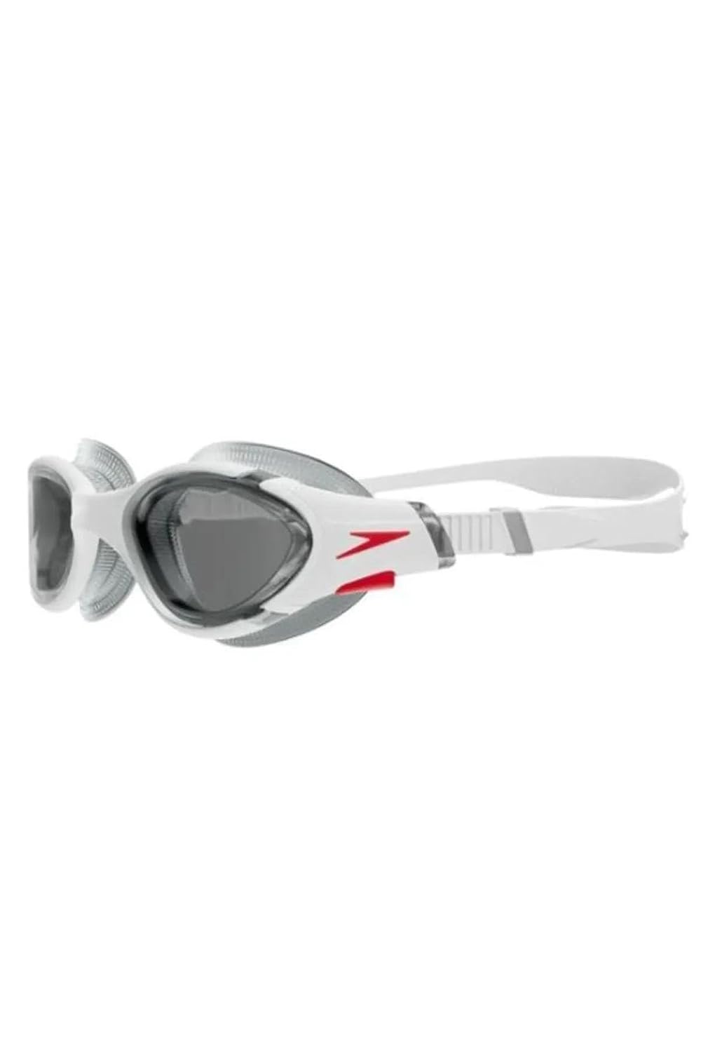 Speedo Biofuse.2.0 Unisex Adult Silicone Swimming Goggles, White, One Size White