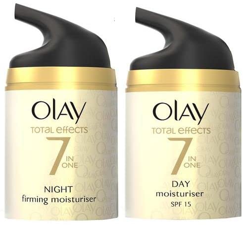 Olay Total Effects 7 in 1 Anti-Ageing Face Moisturizer Lotion for Women, Vitamin B3 & E, 50g|Hydrates, Evens Skin Tone & Reduces Fine Lines (50g, combo)