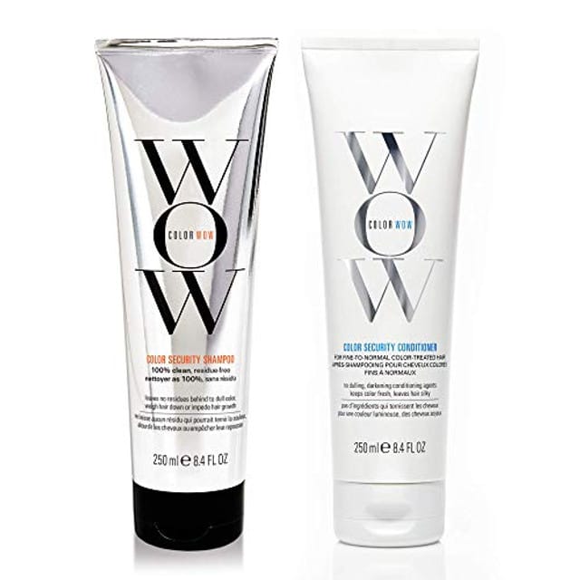 Color Wow - Color Security Shampoo and Conditioner, Fine to Normal Hair, Duo Set (250mL) Combo