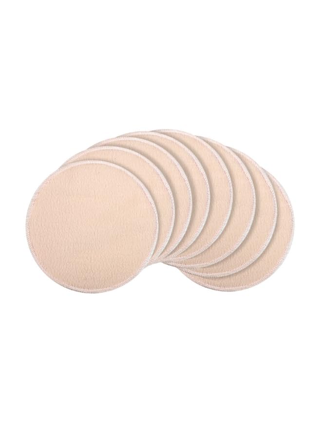 &Circus Leak Proof Pads for Nursing Bra | Washable Maternity Nipple Pad for Women | Reusable Leak Proof Nursing Pads for Breastfeeding Moms Pack of 4 (8 Counts)