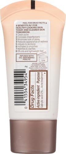 Maybelline Dream Pure BB Cream, Light/Medium, 1 Ounce 30 ml (Pack of 1) 110 LIGHT/MEDIUM