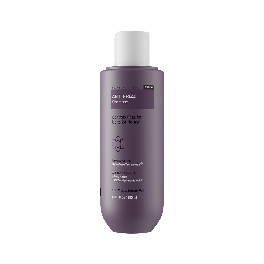 Bare Anatomy Anti Frizz Shampoo | Frizz Control Upto 24 Hours | 250ml