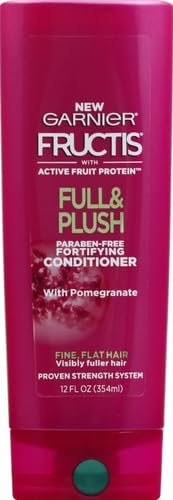 Garnier All Type Of Hair Care Pomegranate Fructis Full And Plush Conditioner, 12 Fluid Ounces 354.88 ml (Pack of 1)