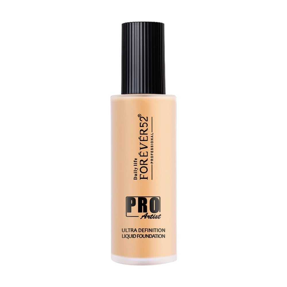 Daily Life Forever52 Pro Artist Ultra Definition Liquid Foundation | Long Lasting, Full Coverage, 24H, Waterproof & Sweatproof, Lightweight Hydrating, Oil-Free Formula - Caramel (BUF011) 60ML