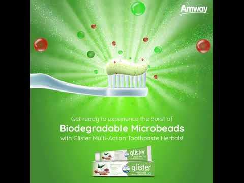 Amway Herbal Anticavity Glister,190Gm,Pack Of 4