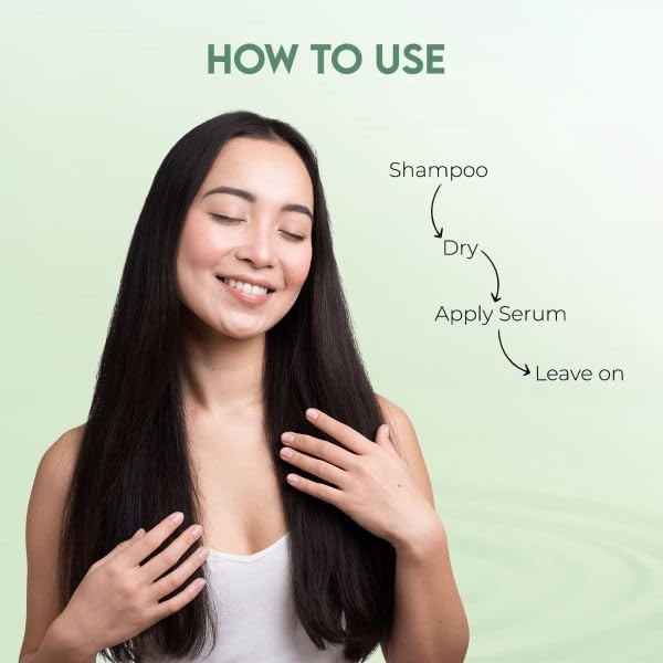 JOVEES HERBAL ovees Herbal Hair Serum Grape Seed and Almond | For Frizzy Hair | Prevents Hairfall | For Men & Women | (60ml)
